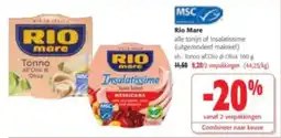 Colruyt Rio mare tonno all'olio di oliva aanbieding