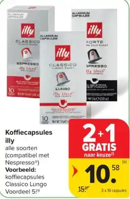 Carrefour Market Koffiecapsules illy aanbieding