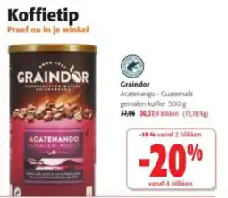 Colruyt Graindor Acatenango gemalen koffie aanbieding