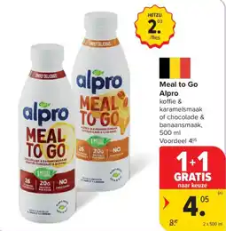 Carrefour Market Meal to Go Alpro aanbieding