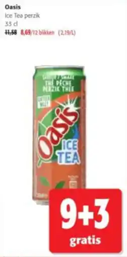 Colruyt Oasis ice tea perzik aanbieding