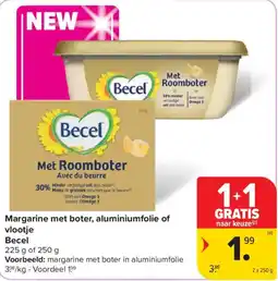 Carrefour Market Margarine met boter aanbieding
