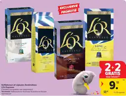 Carrefour Market Koffiebonen of capsules Destinations L'Or Espresso aanbieding