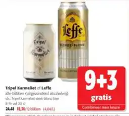 Colruyt Tripel Karmeliet of Leffe aanbieding