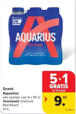 Carrefour Market Drank Aquarius aanbieding