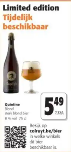 Colruyt Quintine Blond aanbieding