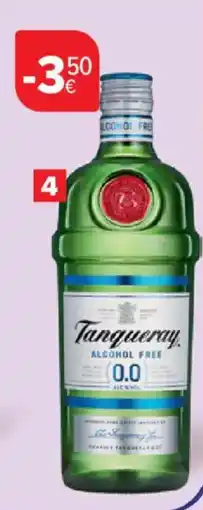 Carrefour Market Tanqueray zonder alcohol aanbieding