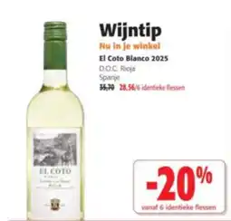 Colruyt El Coto Blanco aanbieding