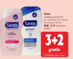 Colruyt Sanex volledig assortiment aanbieding