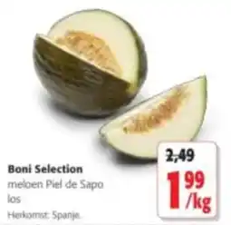Colruyt Boni Selection meloen Piel de Sapo aanbieding