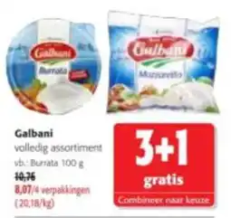 Colruyt Galbani volledig assortiment aanbieding
