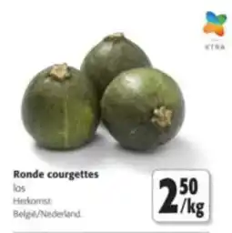 Colruyt Ronde courgettes aanbieding