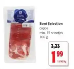 Colruyt Boni Selection coppa aanbieding