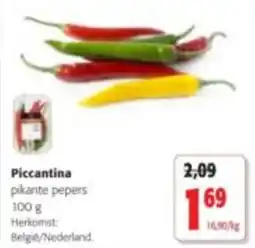 Colruyt Piccantina pikante pepers aanbieding
