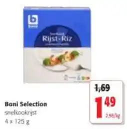 Colruyt Boni Selection snelkookrijst aanbieding
