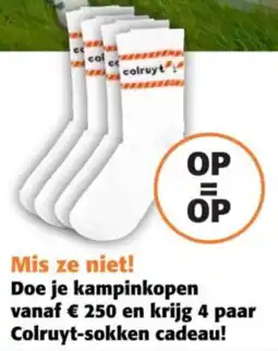 Colruyt Colruyt-sokken aanbieding