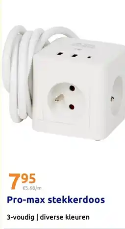 Action Pro-max stekkerdoos aanbieding
