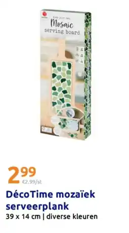 Action Déco Time mozaïek serveerplank aanbieding