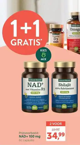 Holland & Barrett NAD+ met vitamine B3 aanbieding