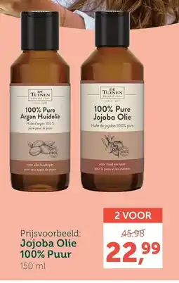 Holland & Barrett 100% pure jojoba olie aanbieding