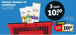 Kruidvat Pantene shampoo en conditioner aanbieding