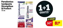 Kruidvat Parodontax tandpasta Strengthen & Protect aanbieding
