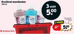 Kruidvat Kruidvat mondwater aanbieding