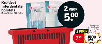 Kruidvat Kruidvat interdentale borstels aanbieding