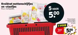 Kruidvat Kruidvat wattenschijfjes en -staafjes aanbieding