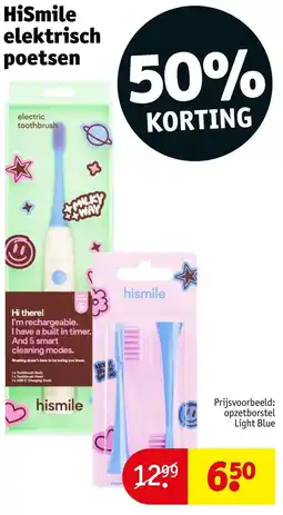 Kruidvat HiSmile elektrisch poetsen aanbieding