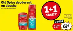 Kruidvat Old Spice deodorant en douche aanbieding