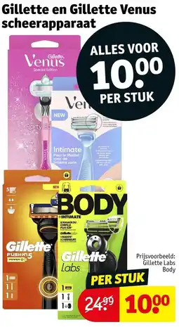 Kruidvat Gillette en Gillette Venus scheerapparaat aanbieding