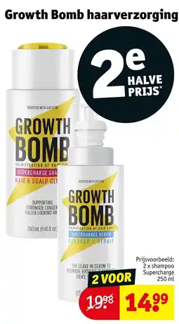 Kruidvat Growth Bomb haarverzorging aanbieding