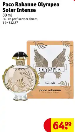 Kruidvat paco rabanne olympea solar intense aanbieding