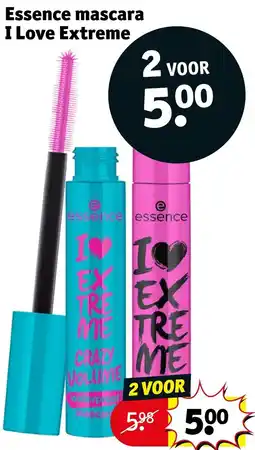 Kruidvat essence mascara I Love Extreme aanbieding