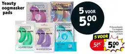 Kruidvat Yeautility oogmasker pads aanbieding