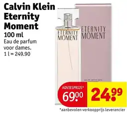 Kruidvat calvin klein eternity moment aanbieding