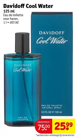 Kruidvat Davidoff cool water aanbieding