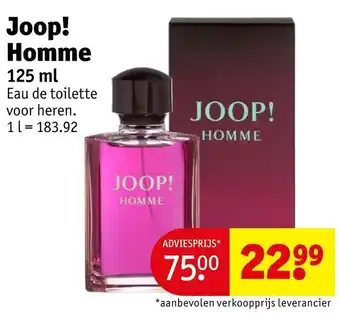 Kruidvat Joop! homme aanbieding