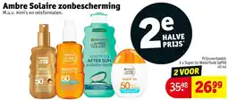 Kruidvat Ambre Solaire zonbescherming aanbieding