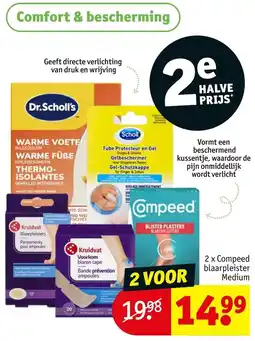 Kruidvat 2 voor blaarpkleister medium aanbieding