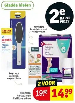 Kruidvat 2 x Kneipp Herstellende hielklovencrème aanbieding