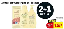 Kruidvat Zwitsal babyverzorging en -doekjes aanbieding