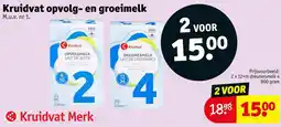 Kruidvat Kruidvat opvolg- en groeimelk aanbieding