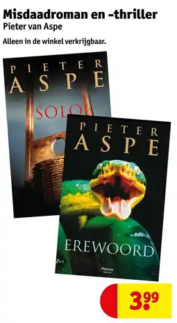 Kruidvat Misdaadroman en -thriller aanbieding