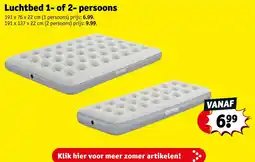 Kruidvat Luchtbed 1- of 2- persoons aanbieding