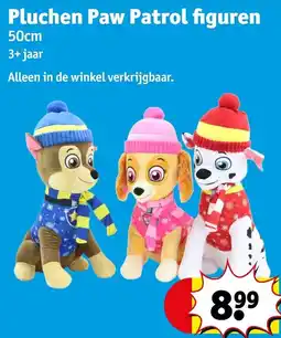 Kruidvat Pluchen Paw Patrol figuren aanbieding
