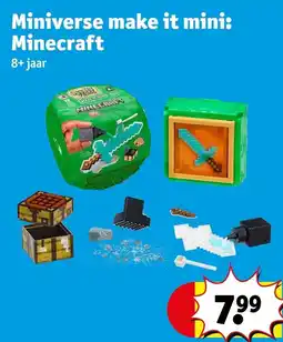 Kruidvat Miniverse make it mini: Minecraft aanbieding