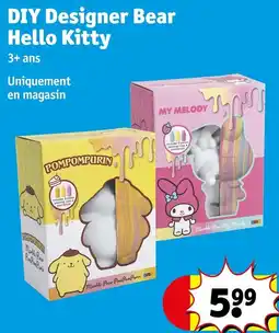 Kruidvat DIY Designer Bear Hello Kitty aanbieding