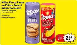 Kruidvat Milka Choco Pause en Prince Fourré maxi chocolade aanbieding